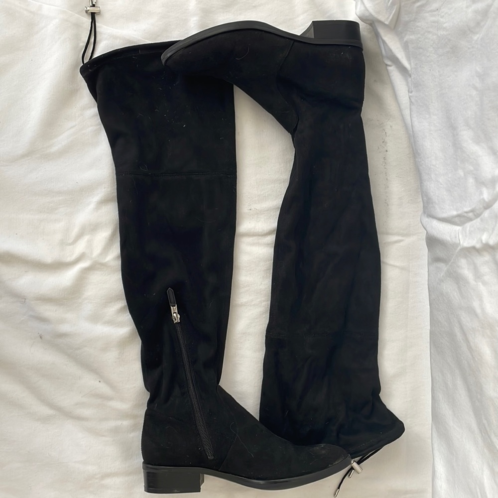 Sam Edelman thigh high black suede boots